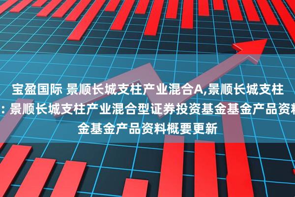宝盈国际 景顺长城支柱产业混合A,景顺长城支柱产业混合C: 景顺长城支柱产业混合型证券投资基金基金产品资料概要更新
