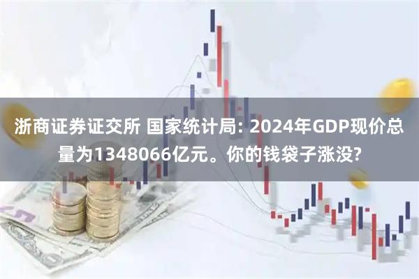 浙商证券证交所 国家统计局: 2024年GDP现价总量为1348066亿元。你的钱袋子涨没?