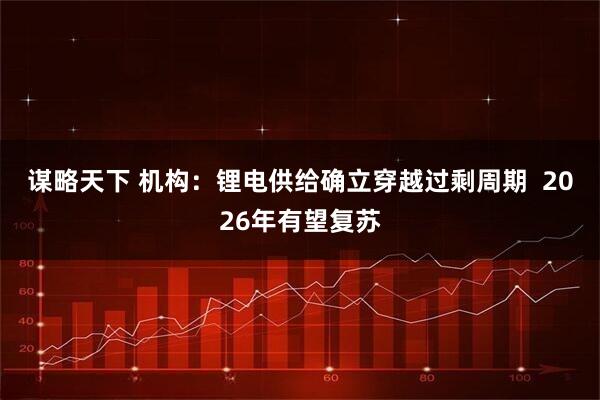 谋略天下 机构：锂电供给确立穿越过剩周期  2026年有望复苏